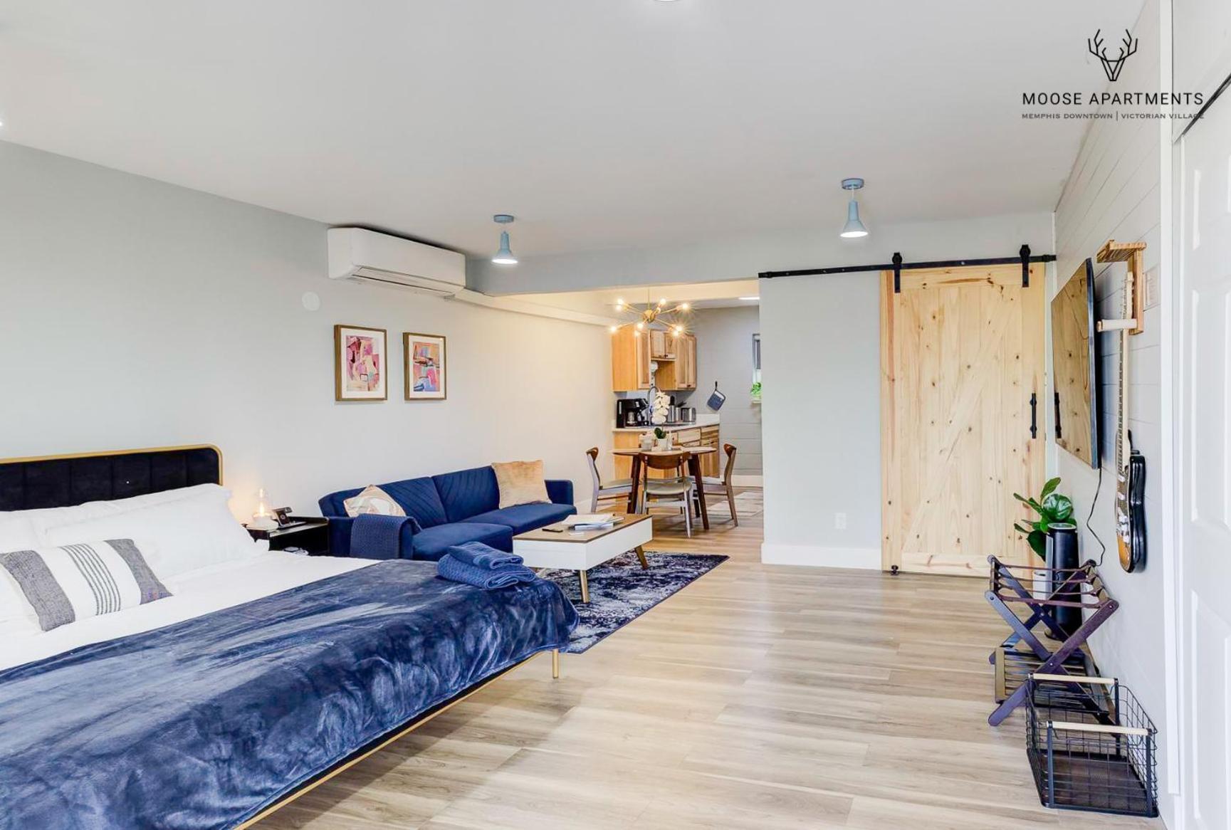 The Moose #9 - Brand New Luxe Modern Loft With Free Parking, King Bed & Fast Wifi Apartment เมมฟิส ภายนอก รูปภาพ