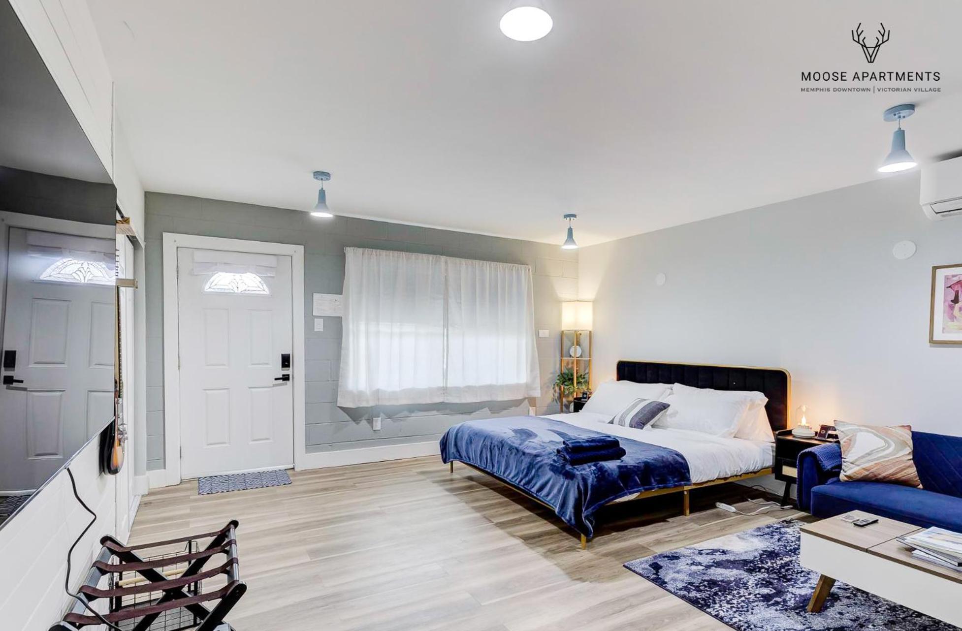The Moose #9 - Brand New Luxe Modern Loft With Free Parking, King Bed & Fast Wifi Apartment เมมฟิส ภายนอก รูปภาพ