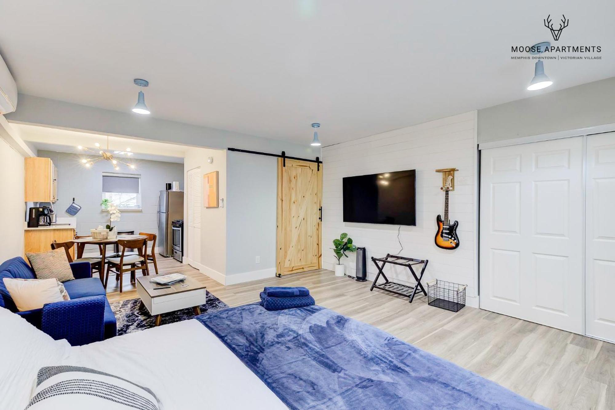 The Moose #9 - Brand New Luxe Modern Loft With Free Parking, King Bed & Fast Wifi Apartment เมมฟิส ภายนอก รูปภาพ