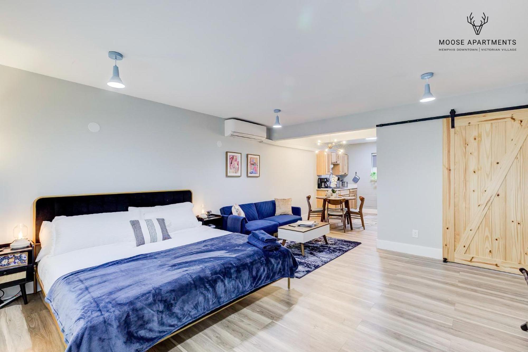 The Moose #9 - Brand New Luxe Modern Loft With Free Parking, King Bed & Fast Wifi Apartment เมมฟิส ภายนอก รูปภาพ