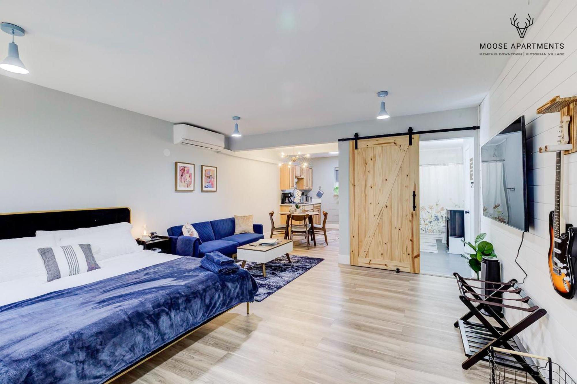 The Moose #9 - Brand New Luxe Modern Loft With Free Parking, King Bed & Fast Wifi Apartment เมมฟิส ภายนอก รูปภาพ