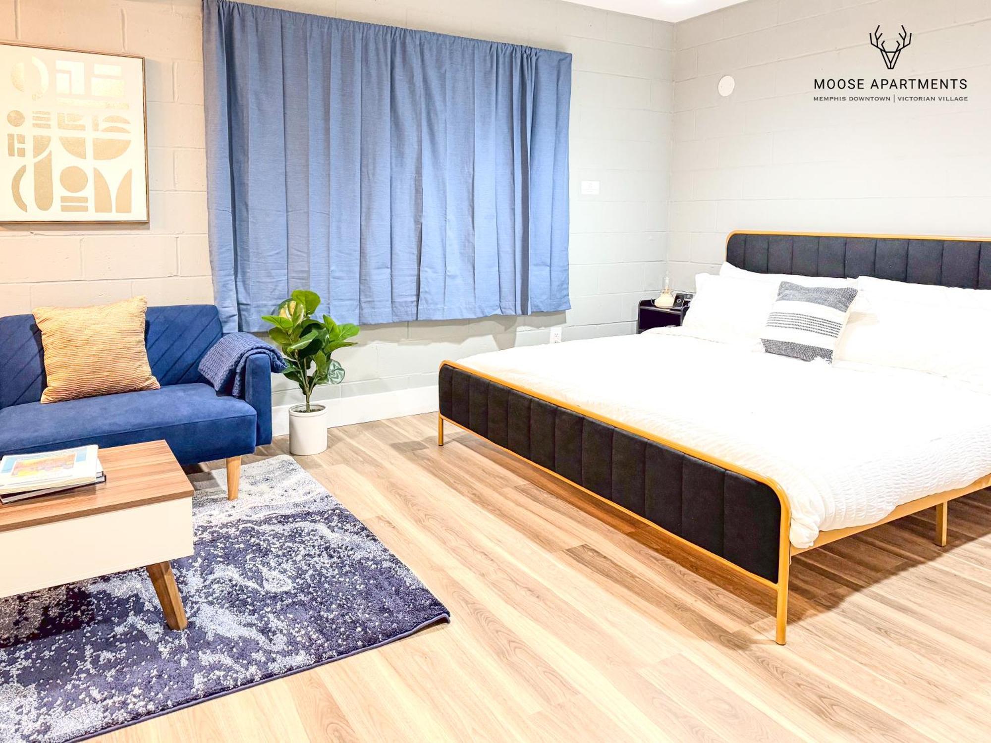 The Moose #9 - Brand New Luxe Modern Loft With Free Parking, King Bed & Fast Wifi Apartment เมมฟิส ภายนอก รูปภาพ